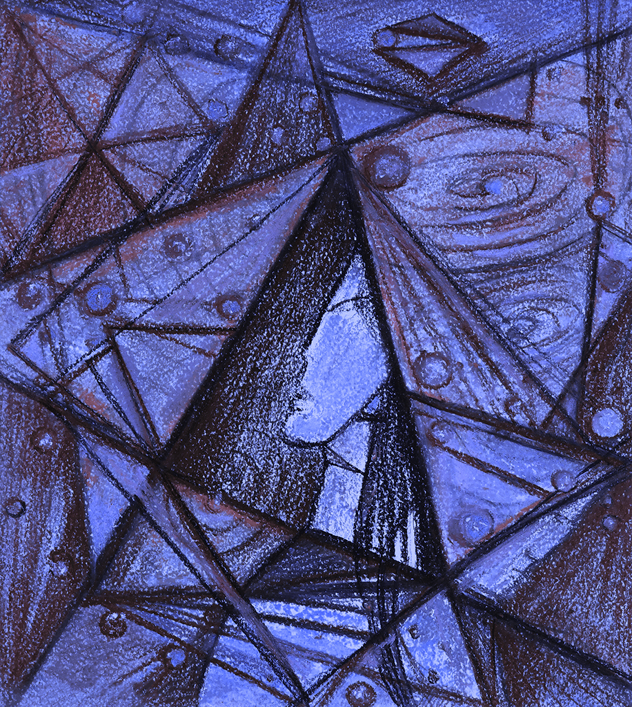 Image of Print "To be again.  Print W" from original Painting/Drawing by Natali Antonovich