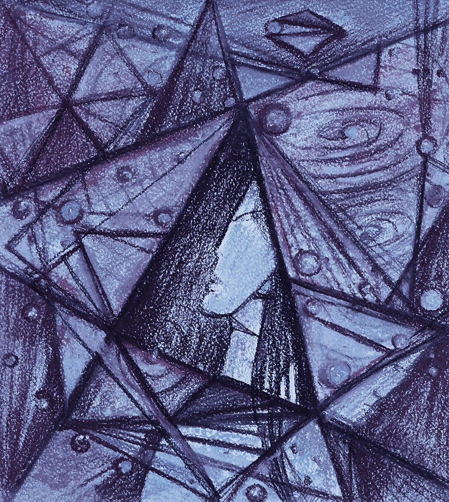 Image of Print "To be again.  Print T" from original Painting/Drawing by Natali Antonovich