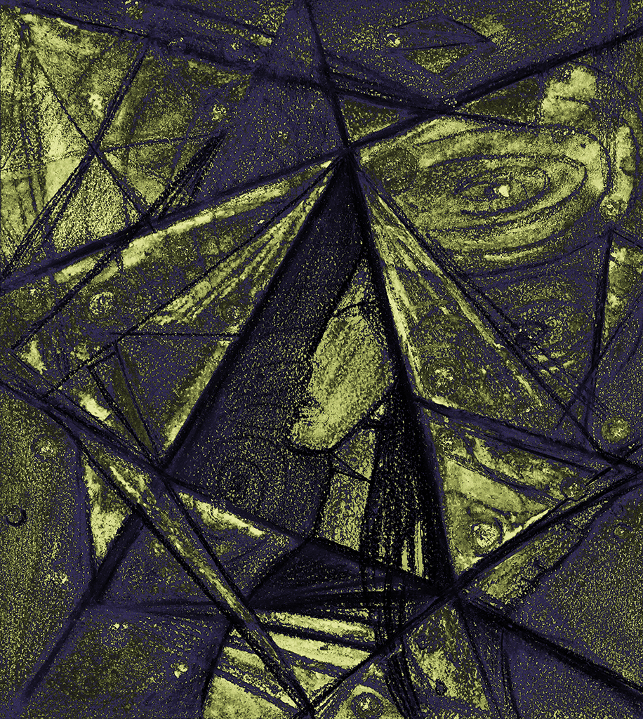 Afbeelding van print "Om weer te zijn. Afdruk K" van origineel schilderij/tekening door Natali Antonovich