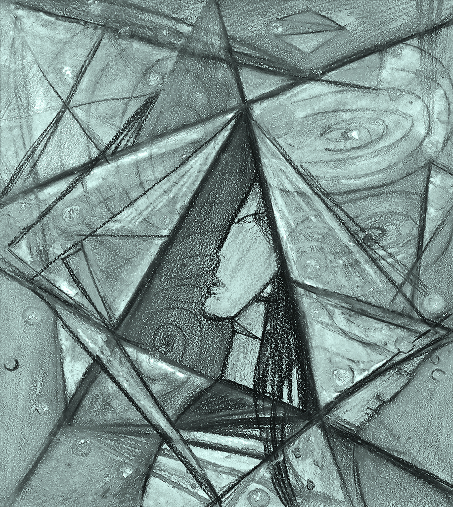 Image of Print "To be again.  Print G" from original Painting/Drawing by Natali Antonovich