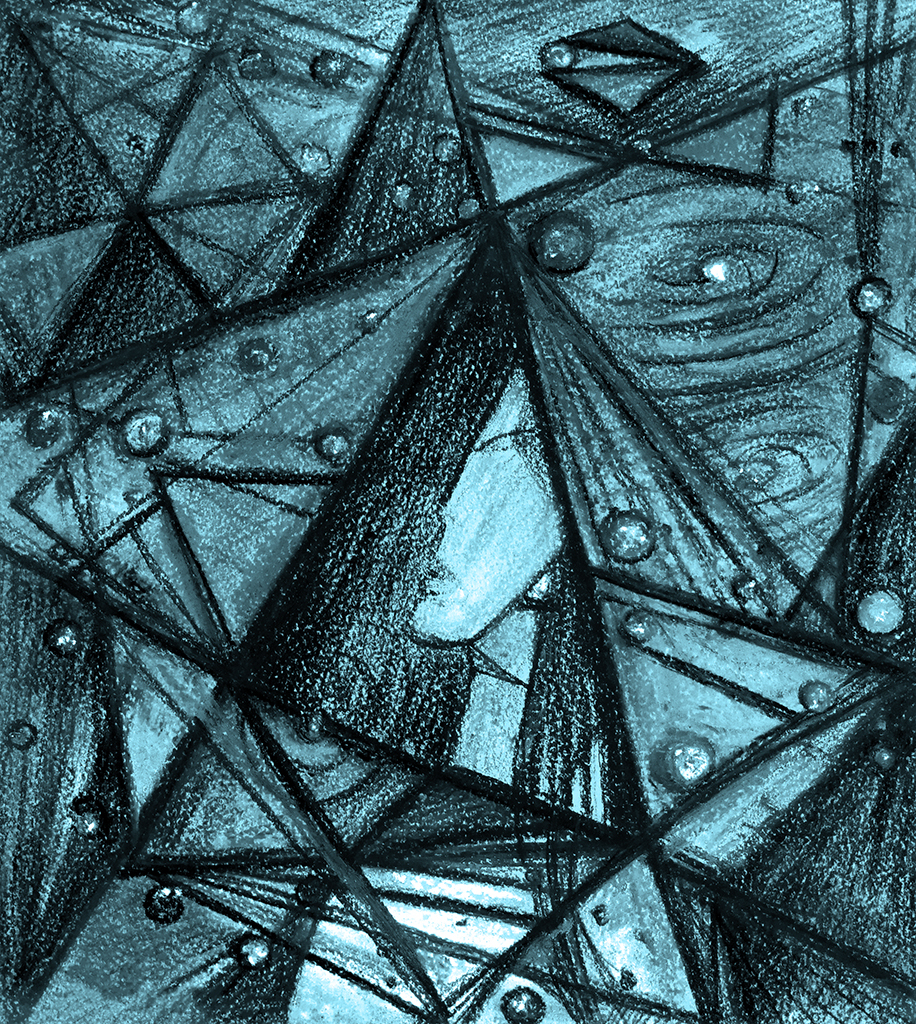 Image of Print "To be again.  Print AQ" from original Painting/Drawing by Natali Antonovich