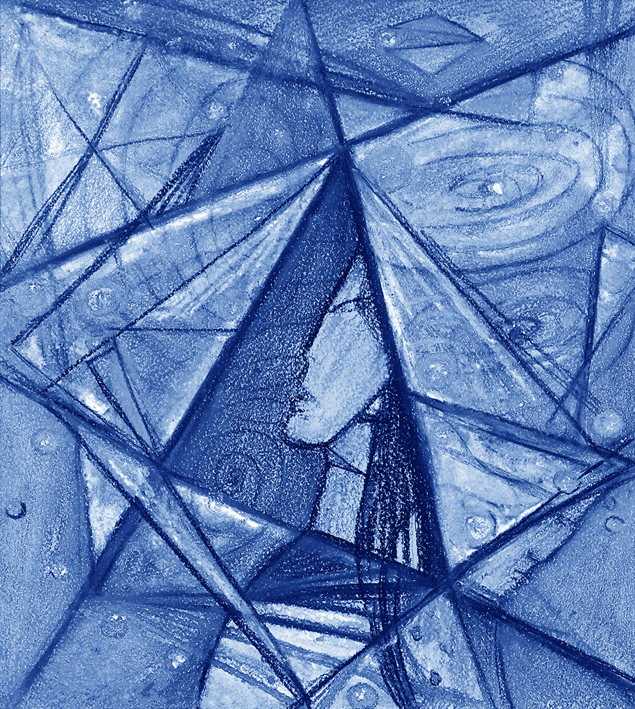 Afbeelding van print "Om weer te zijn. Afdruk AX" van origineel schilderij/tekening door Natali Antonovich