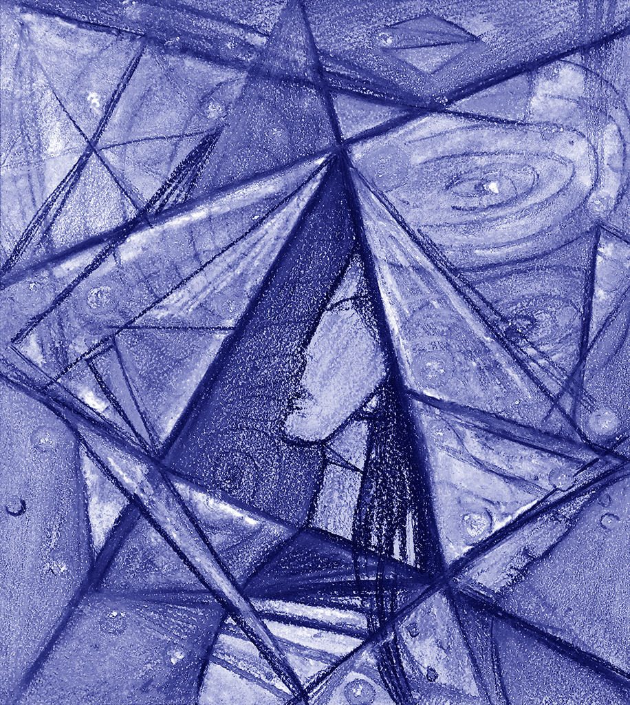 Image of Print "To be again.  Print AM" from original Painting/Drawing by Natali Antonovich