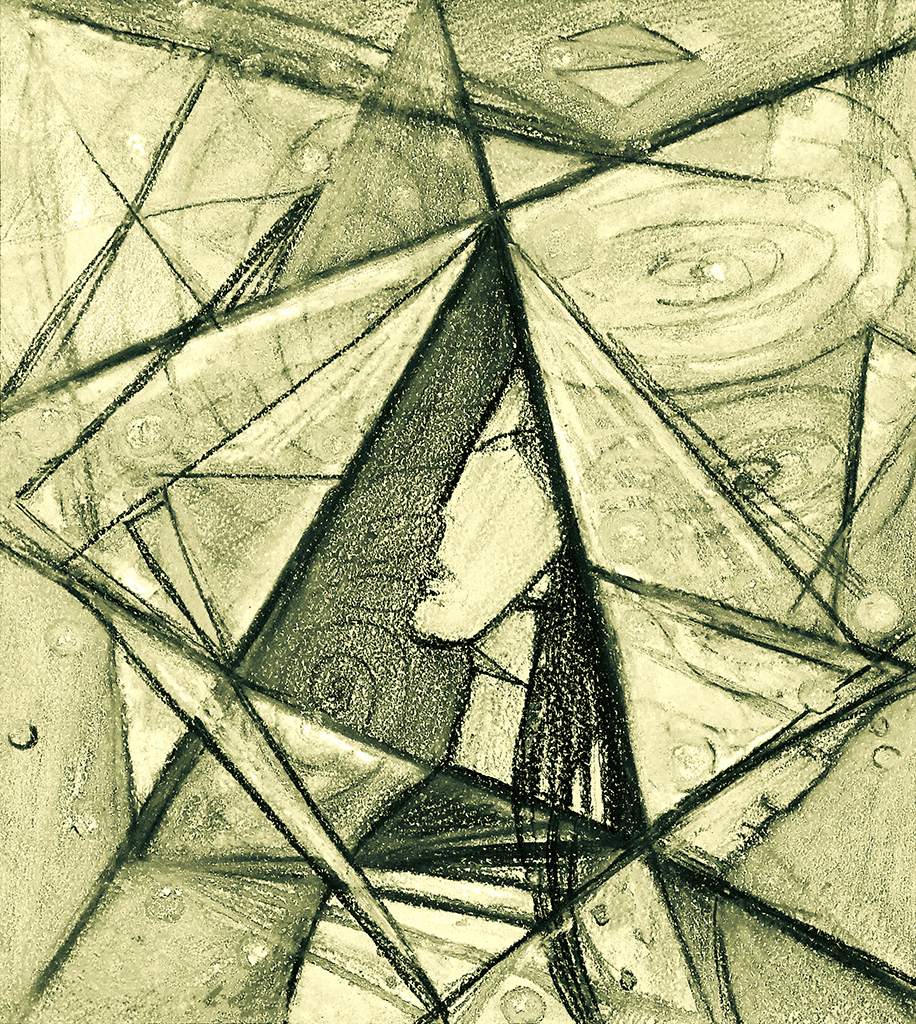 Image of Print "To be again.  Print R" from original Painting/Drawing by Natali Antonovich