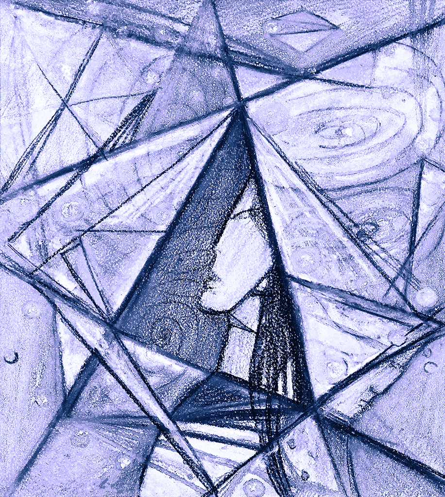 Image of Print "To be again.  Print MJ" from original Painting/Drawing by Natali Antonovich