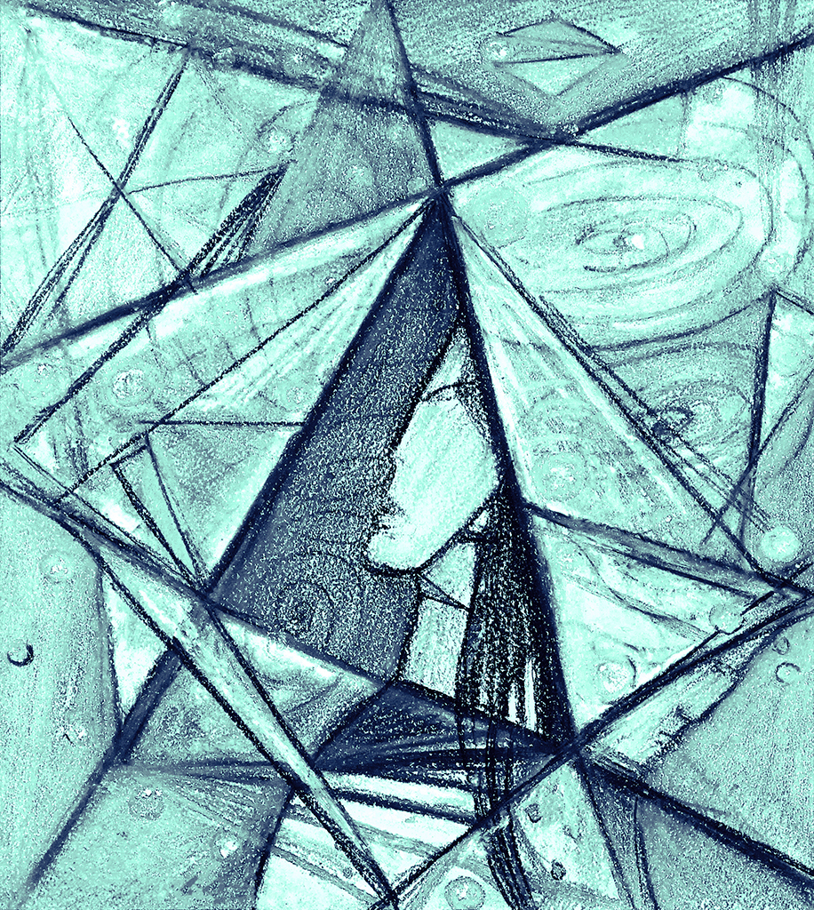 Afbeelding van print "Om weer te zijn. Afdruk TR" van origineel schilderij/tekening door Natali Antonovich