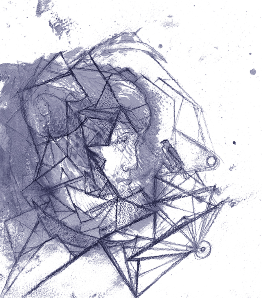 Bild der Drucks „The answer is in the Memories. Print M“ vom Original gemälde/Zeichnung von Natali Antonovich