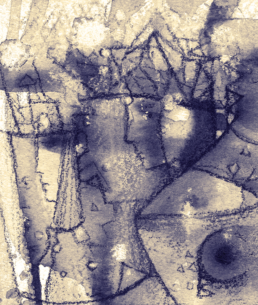 Image de l'impression „Leur chemin est impensable. Imprimé  P“ à partir de la peinture/dessin original de Natali Antonovich