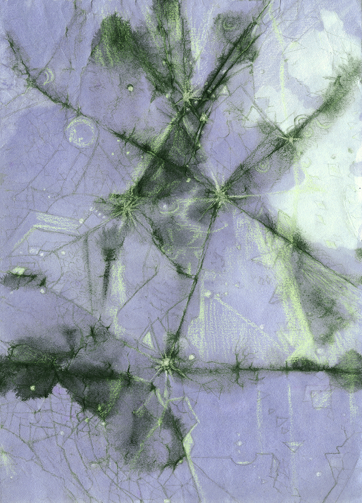 Image of Print "Tangled Past. Print  L" from original Painting/Drawing by Natali Antonovich