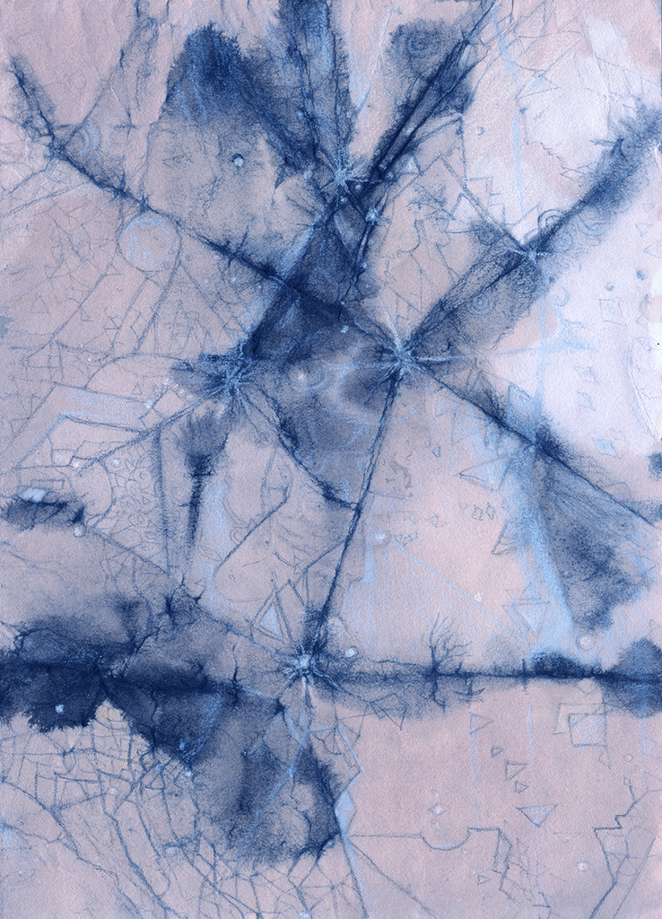 Image of Print "Tangled Past. Print  K" from original Painting/Drawing by Natali Antonovich