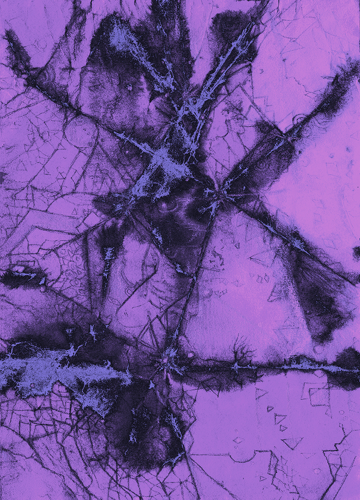 Image of Print "Tangled Past. Print  T" from original Painting/Drawing by Natali Antonovich