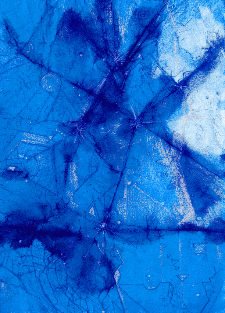 Image of Print "Tangled Past. Print  J" from original Painting/Drawing by Natali Antonovich