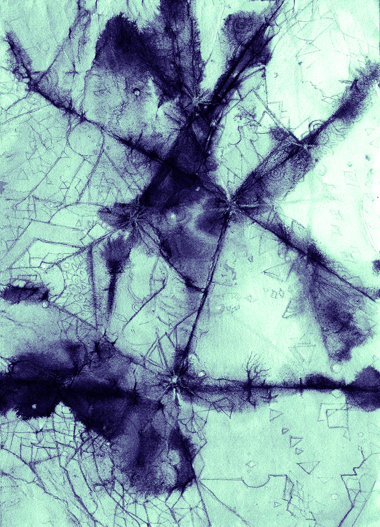 Image of Print "Tangled Past. Print  C" from original Painting/Drawing by Natali Antonovich