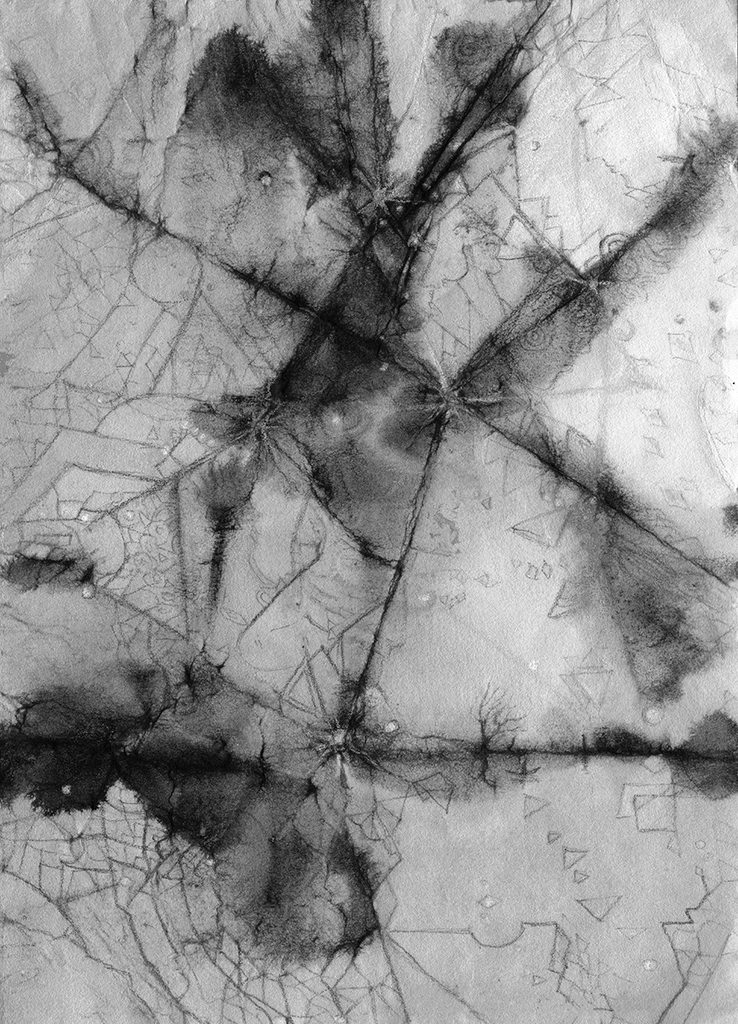 Image of Print "Tangled Past. Print  A" from original Painting/Drawing by Natali Antonovich