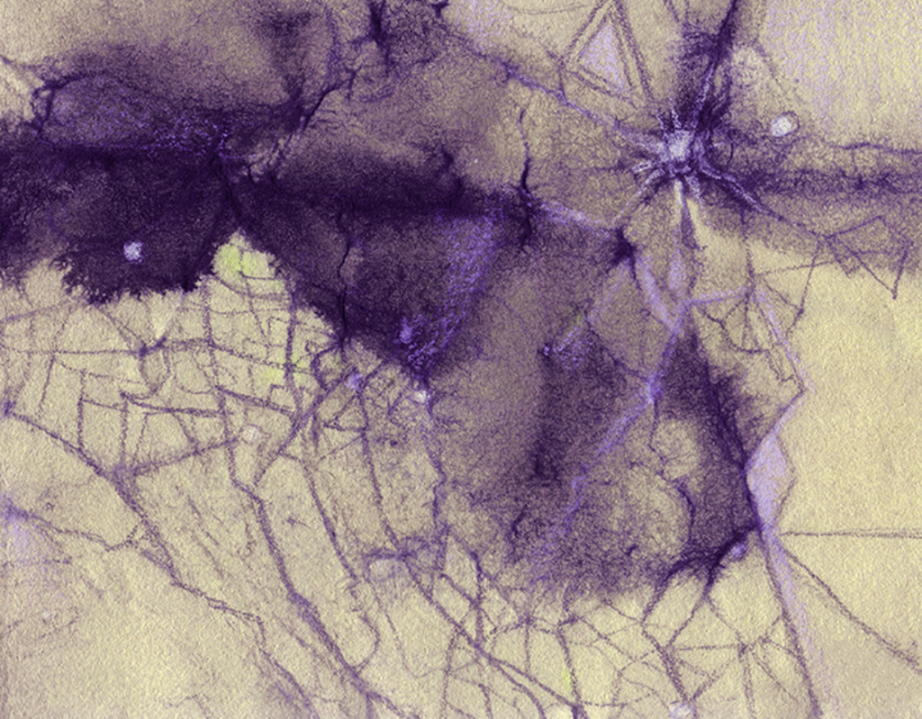 Image of Print "Tangled Past. Print  UUU" from original Painting/Drawing by Natali Antonovich