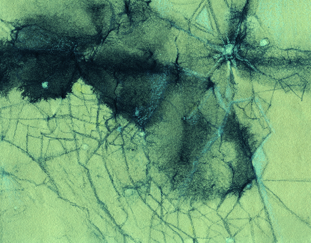 Выява адбітка „Заблытанае Мінулае. Прынт GGG“ з арыгінальнай карціны/малюнка Наталі Антановіч