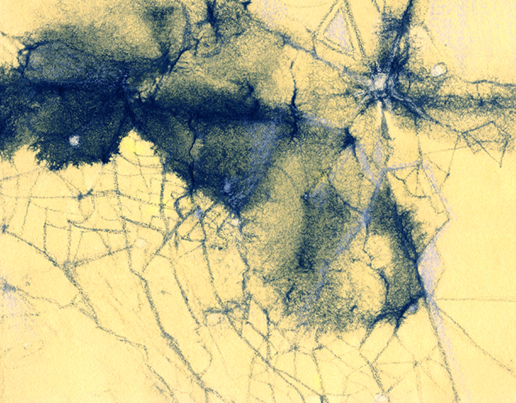 Image of Print "Tangled Past. Print  BBB" from original Painting/Drawing by Natali Antonovich