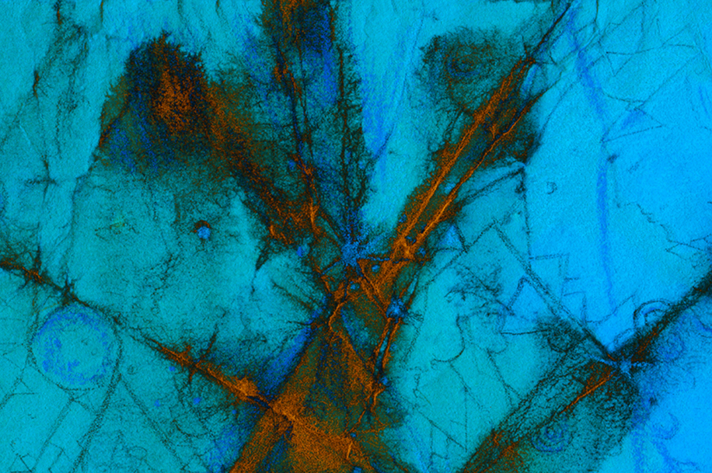 Image of Print "Tangled Past. Print  Q-QQ" from original Painting/Drawing by Natali Antonovich