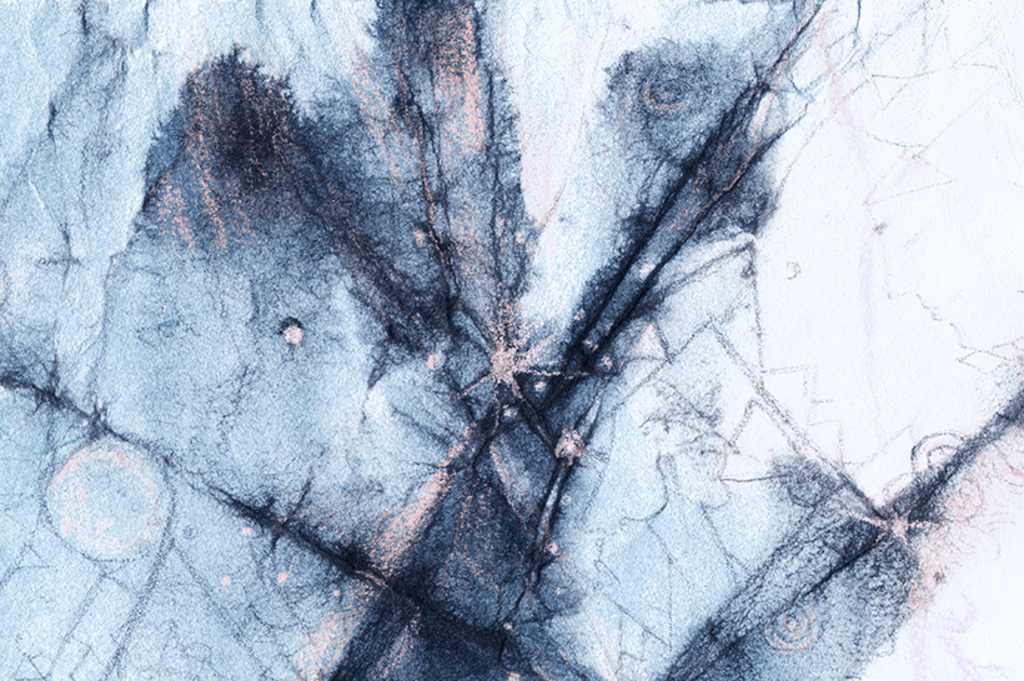 Image of Print "Tangled Past. Print  L-LL" from original Painting/Drawing by Natali Antonovich