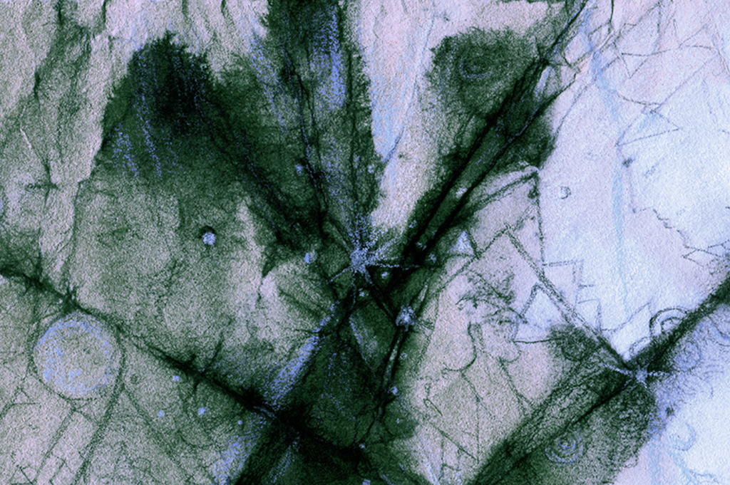 Image of Print "Tangled Past. Print  B-BB" from original Painting/Drawing by Natali Antonovich