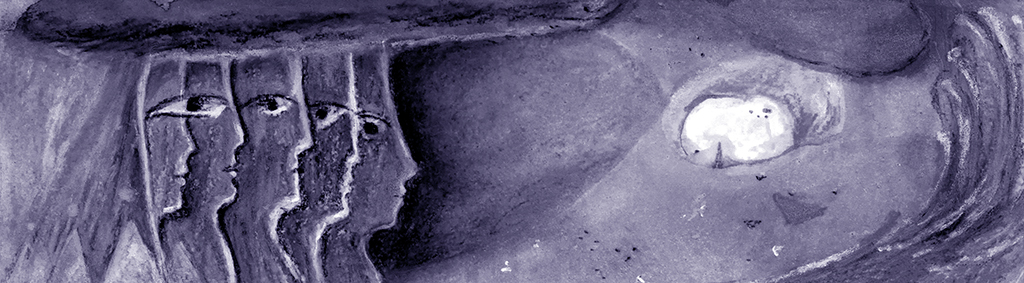 Выява адбітка „Repeating yourself.  Print C“ з арыгінальнай карціны/малюнка Наталі Антановіч