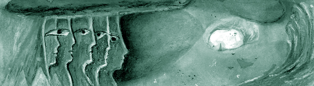 Image of Print "Repeating yourself.  Print G" from original Painting/Drawing by Natali Antonovich