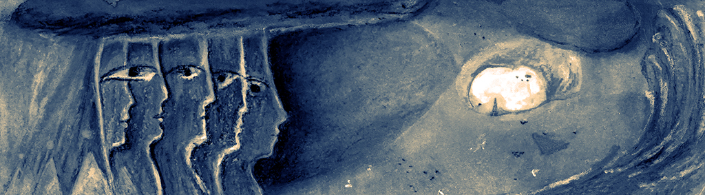 Изображение принта „Repeating yourself.  Print R“ с оригинальной картины/рисунка Натальи Антонович