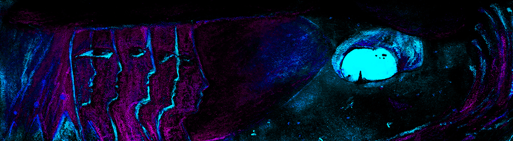 Image of Print "Repeating yourself.  Print AK" from original Painting/Drawing by Natali Antonovich