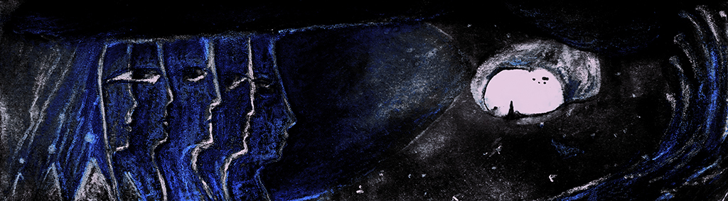 Выява адбітка „Repeating yourself.  Print X“ з арыгінальнай карціны/малюнка Наталі Антановіч