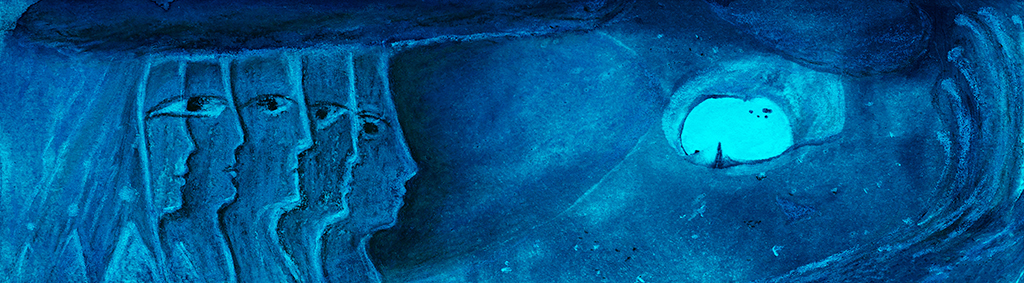 Выява адбітка „Repeating yourself.  Print N“ з арыгінальнай карціны/малюнка Наталі Антановіч