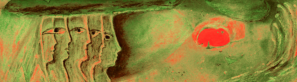 Image of Print "Repeating yourself.  Print BJ" from original Painting/Drawing by Natali Antonovich