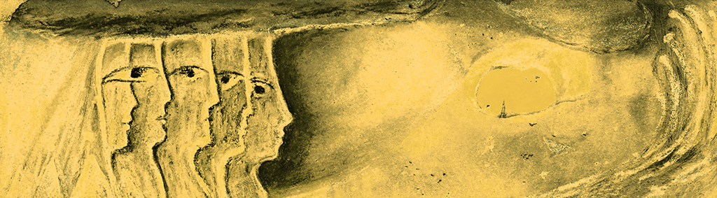 Выява адбітка „Repeating yourself.  Print BH“ з арыгінальнай карціны/малюнка Наталі Антановіч