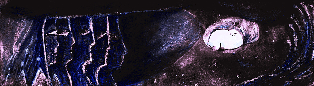 Выява адбітка „Repeating yourself.  Print EF“ з арыгінальнай карціны/малюнка Наталі Антановіч