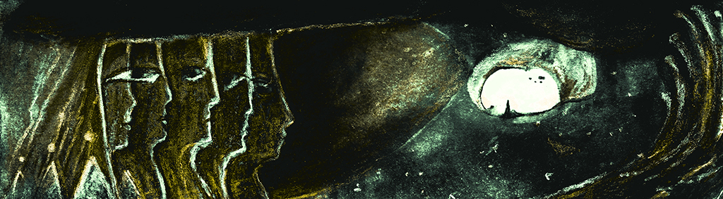 Выява адбітка „Repeating yourself.  Print EL“ з арыгінальнай карціны/малюнка Наталі Антановіч