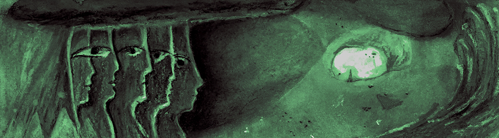 Выява адбітка „Repeating yourself.  Print GE“ з арыгінальнай карціны/малюнка Наталі Антановіч