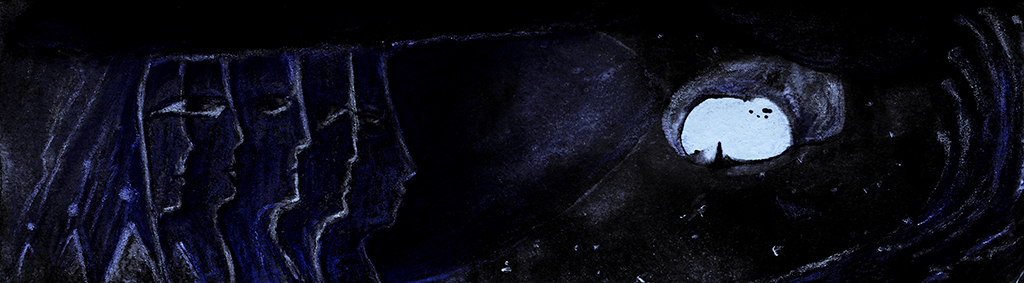 Выява адбітка „Паўтарэнне сябе. Прынт EN“ з арыгінальнай карціны/малюнка Наталі Антановіч