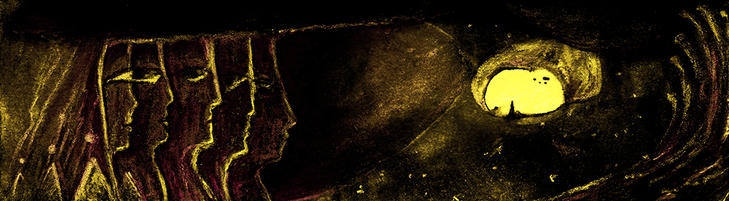 Выява адбітка „Паўтарэнне сябе. Прынт ER“ з арыгінальнай карціны/малюнка Наталі Антановіч