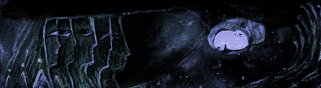 Image of Print "Repeating yourself.  Print LK" from original Painting/Drawing by Natali Antonovich