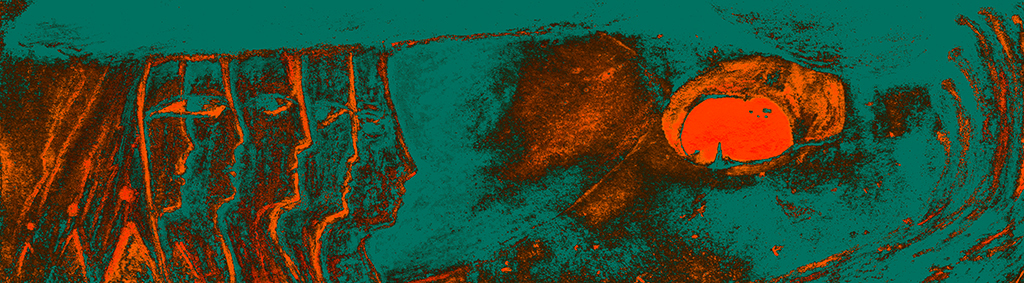 Выява адбітка „Repeating yourself.  Print LR“ з арыгінальнай карціны/малюнка Наталі Антановіч