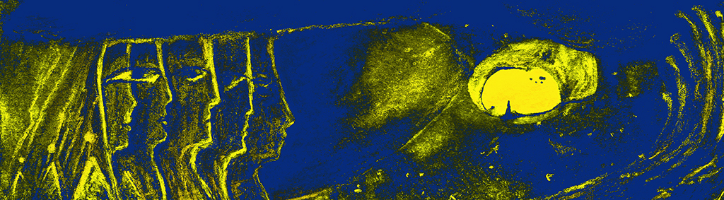 Выява адбітка „Паўтарэнне сябе. Прынт LQ“ з арыгінальнай карціны/малюнка Наталі Антановіч