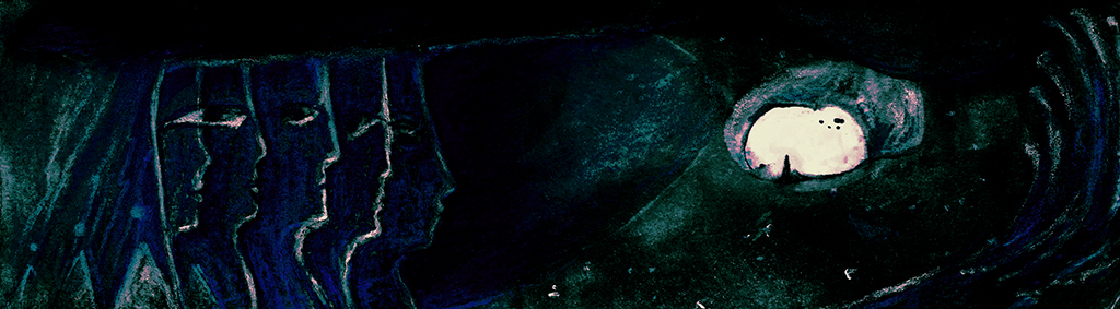 Выява адбітка „Паўтарэнне сябе. Прынт LJ“ з арыгінальнай карціны/малюнка Наталі Антановіч