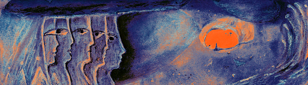 Выява адбітка „Repeating yourself.  Print AN“ з арыгінальнай карціны/малюнка Наталі Антановіч