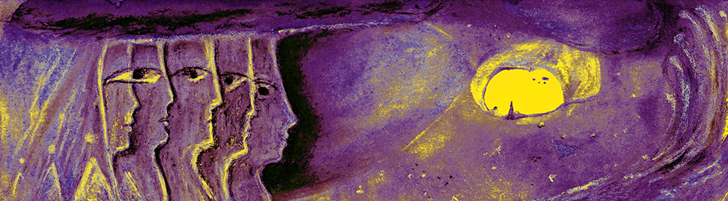 Выява адбітка „Паўтарэнне сябе. Прынт AM“ з арыгінальнай карціны/малюнка Наталі Антановіч