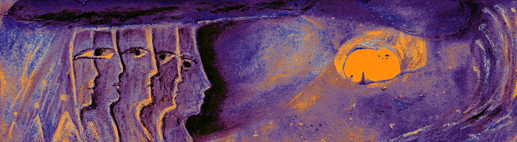 Image of Print "Repeating yourself.  Print AP" from original Painting/Drawing by Natali Antonovich