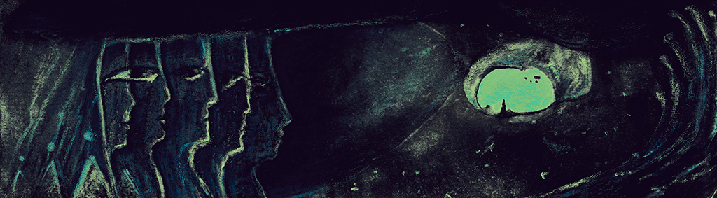 Image of Print "Repeating yourself.  Print BH" from original Painting/Drawing by Natali Antonovich