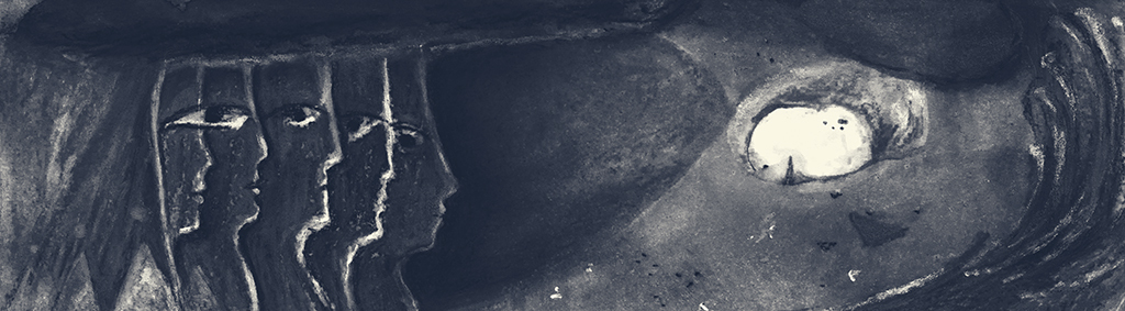 Выява адбітка „Паўтарэнне сябе. Прынт SN“ з арыгінальнай карціны/малюнка Наталі Антановіч