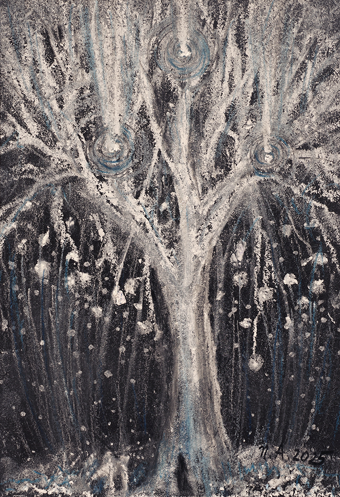 ""Dialogue de la Lumière" (croquis)." peinture de Natali Antonovich | Galerie d'artiste.