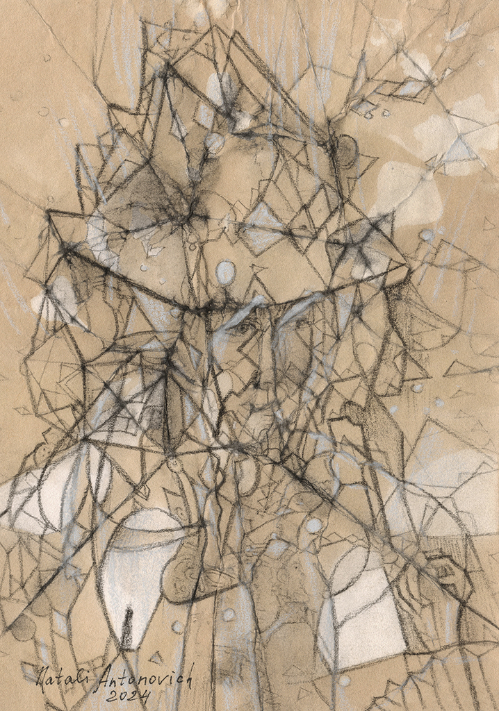 "A look will tell..." painting by Natali Antonovich | Artist's Gallery.