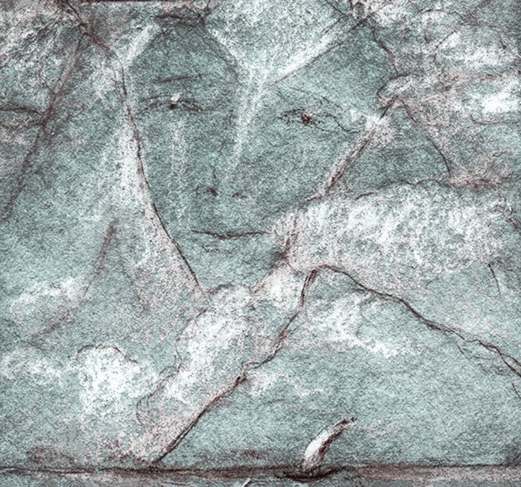 Изображение принта „Дыхание рядом. Принт Q“ с оригинальной картины/рисунка Натальи Антонович