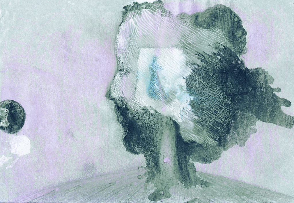 Bild der Drucks „Eiche verliebt. Drucke  B“ vom Original gemälde/Zeichnung von Natali Antonovich